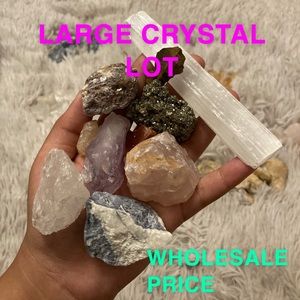 LARGE CRYSTAL LOT (52 Pieces)
